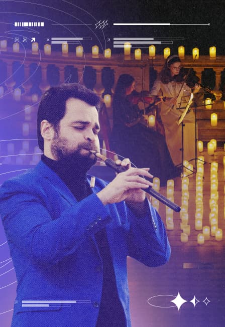 Дудук в сиянии свечей