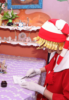 Буратино идет в школу