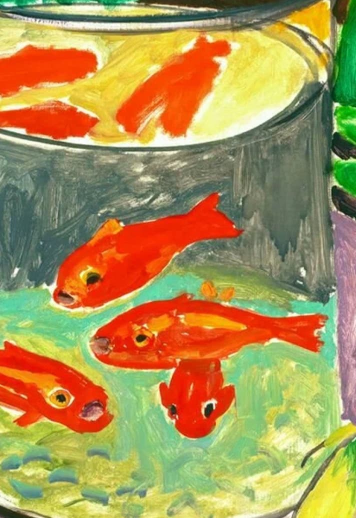 Мастер-класс по живописи Матисс «Красные рыбки»