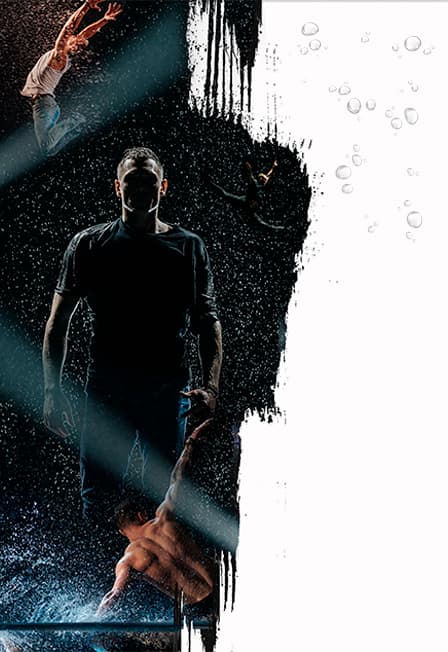 Шоу под дождём. Признание в любви