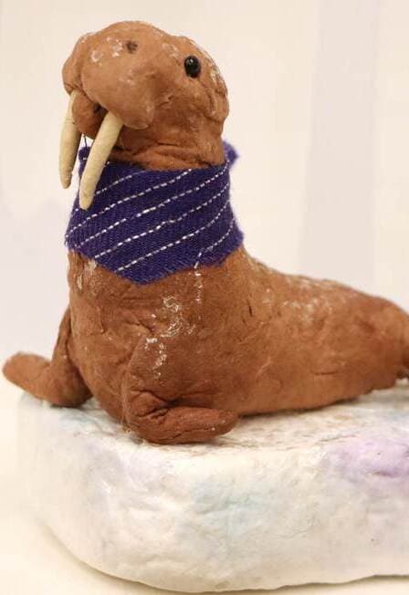 Ватная игрушка "Моржик". Мастер-класс