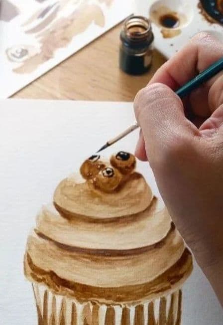 Рисование кофе. Детский мастер-класс