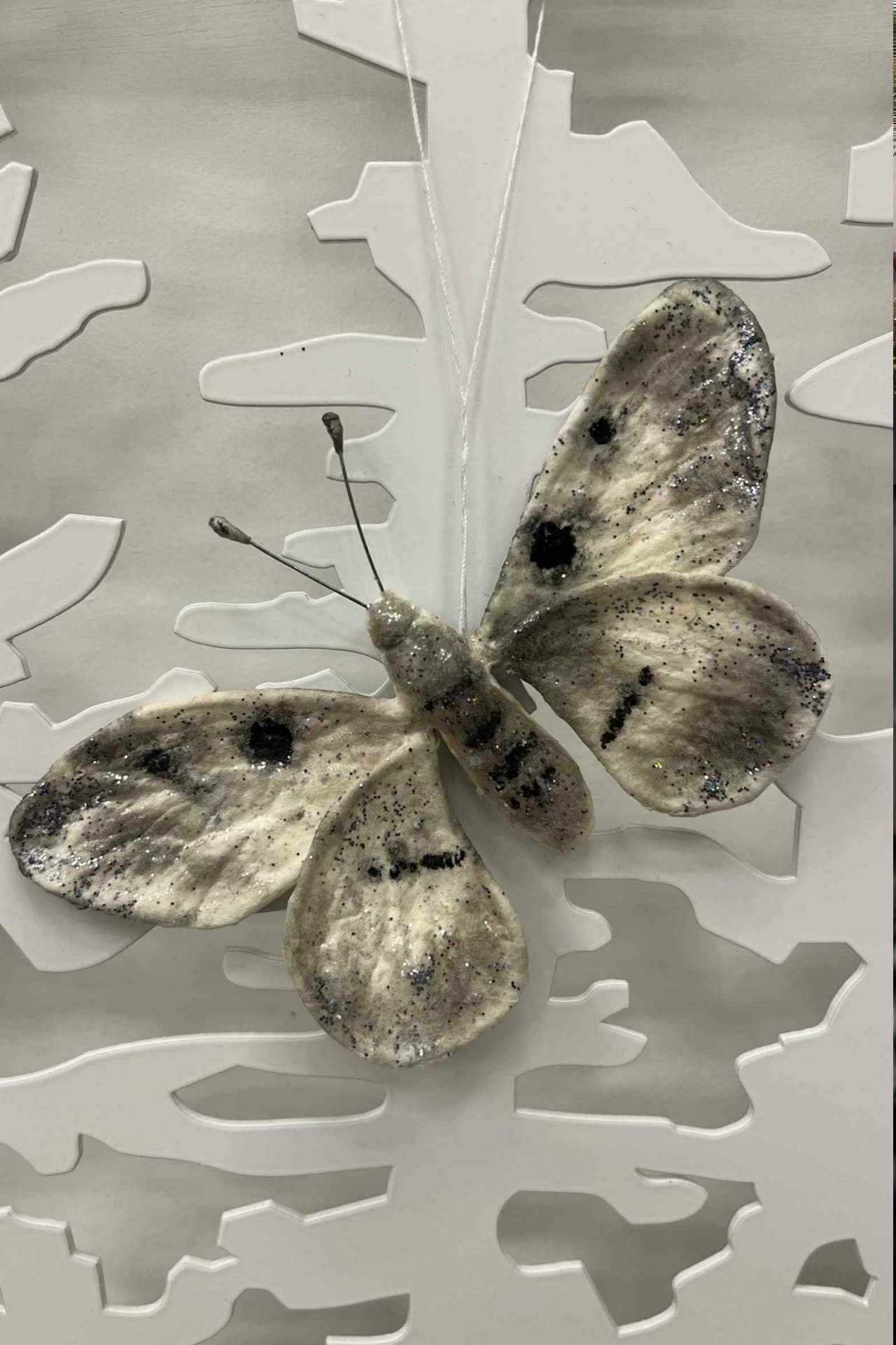 Ватная бабочка. Мастер - класс