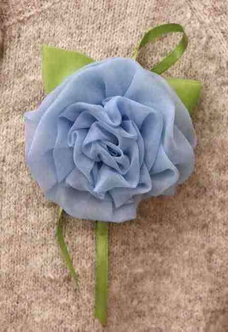 Цветок из ткани. Мастер-класс