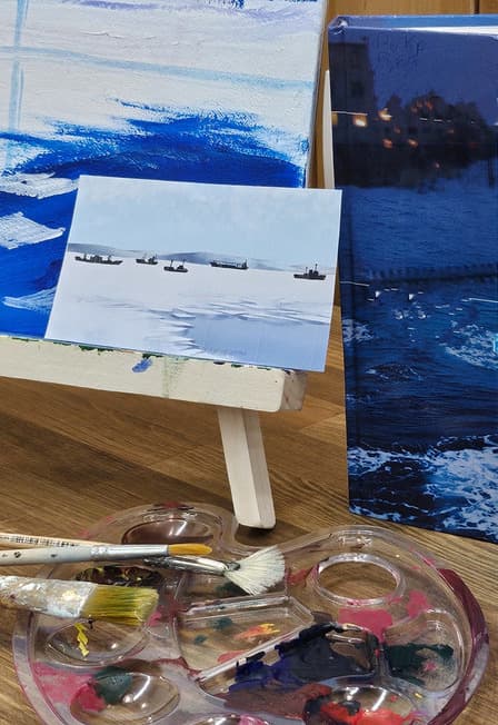 Интерактивное занятие «Живопись по страницам Блиновых»