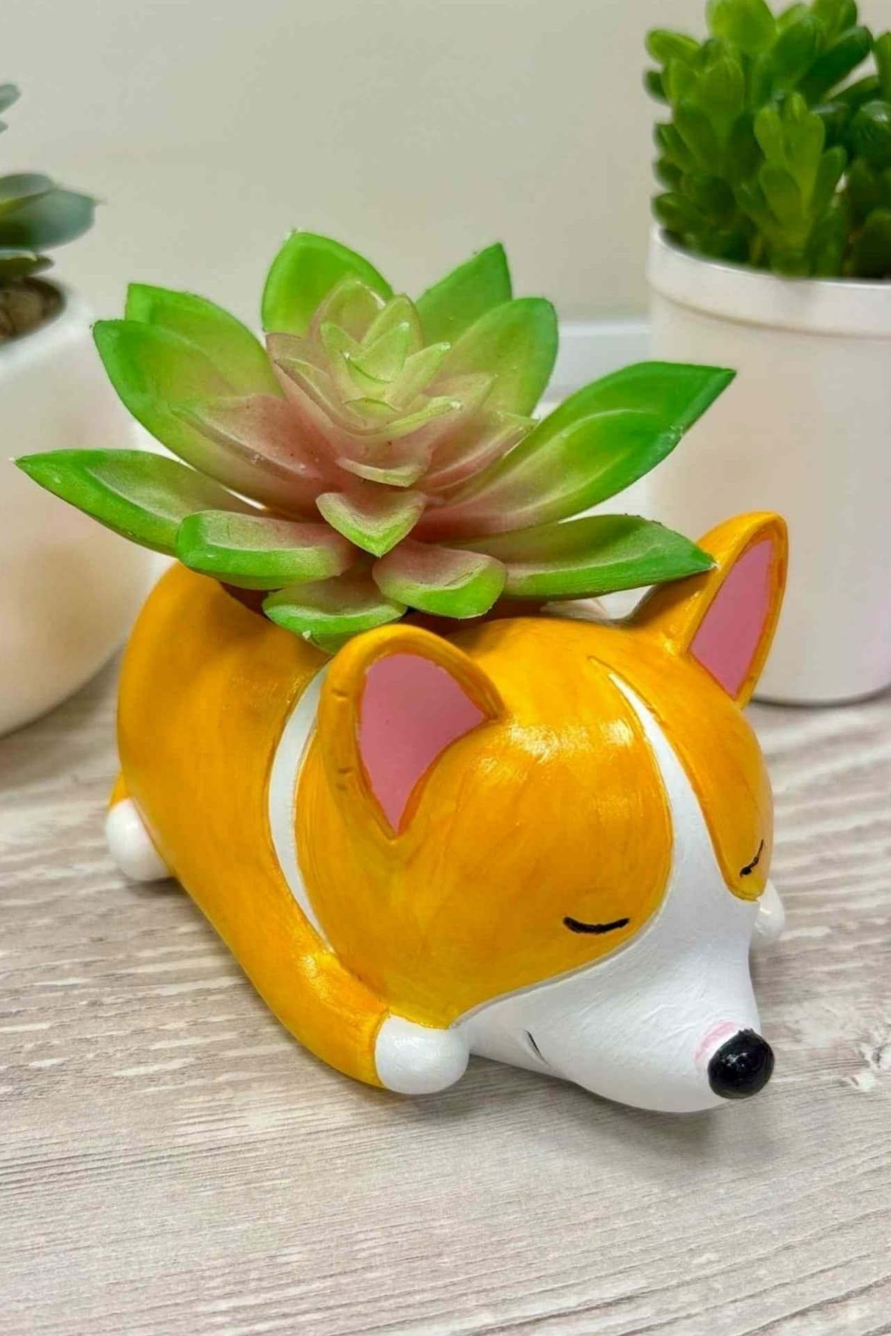 Кашпо для цветов "Корги". Мастер-класс