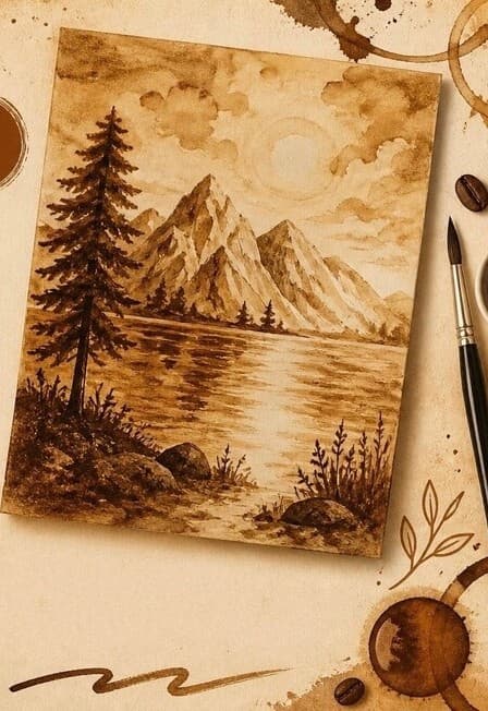 Рисование кофе