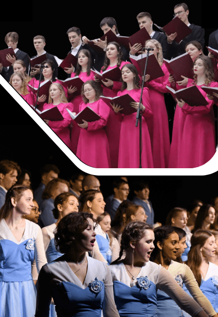 Концерт Академического хора НГЛУ им. Н. А. Добролюбова и Смешанного хора Кировского колледжа музыкального искусства имени И. В. Казенина