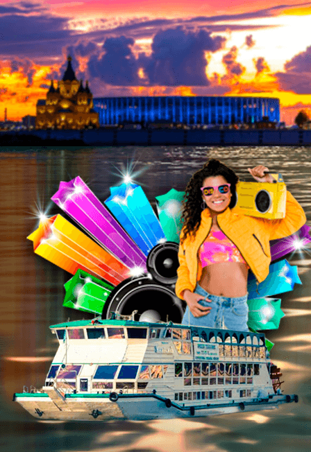 Супер Дискотека 80-90-00х на теплоходе КолесовЪ от River Dance