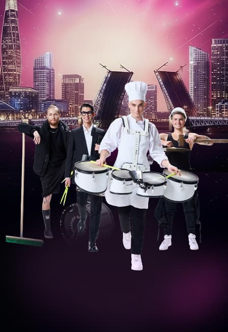 Ритм в большом городе: Барабанное шоу Vasiliev Groove