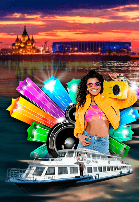 Дискотека 80-90-00х на теплоходе Линда от River Dance