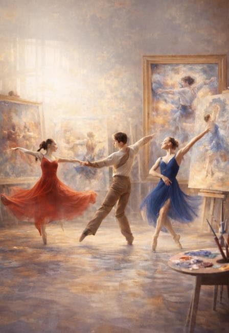 Искусство: живопись и танец. Творческий вечер