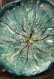 Керамическая тарелка. Музейное занятие по лепке