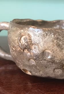 Музейное занятие по лепке в выставочном пространстве "Космическая чашка"