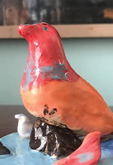 Птичка-невеличка. Музейное занятие по лепке