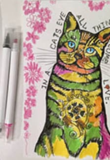 Скетчинг. Мартовские коты. Музейное занятие