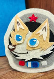 Вперёд к звёздам: Брошь из фетра. Музейное занятие