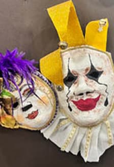 Театральная маска: Музейное занятие в выставочном пространстве