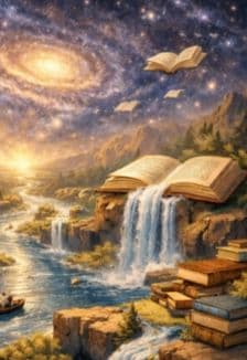 Книги - реки, наполняющие вселенную мудростью. Лингвистическая игра