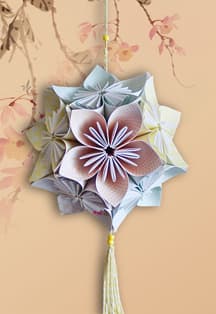 Шар счастья или кусудама. Мастер-класс