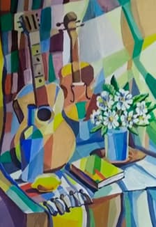 Создание декоративного натюрморта. Мастер-класс