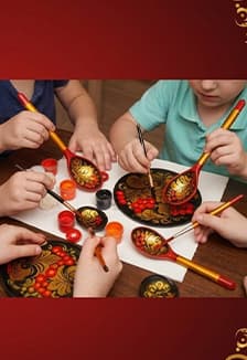 Хохломская роспись. Узоры солнечного дерева. Познавательная программа