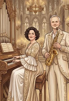 Мелодии любви - орган, саксофон и кларнет - продолжение фестиваля