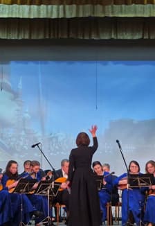 Отчётный концерт оркестра русских народных инструментов им. Л. И. Воинова