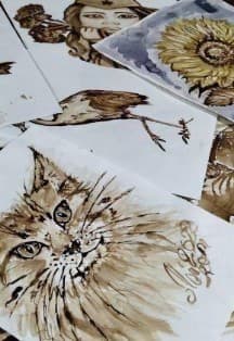 Кофейная живопись. Мастер-класс