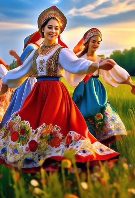 Русский хоровод. Мастер-класс