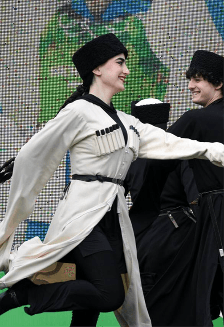 Отчетный концерт ансамбля кавказского танца Роква