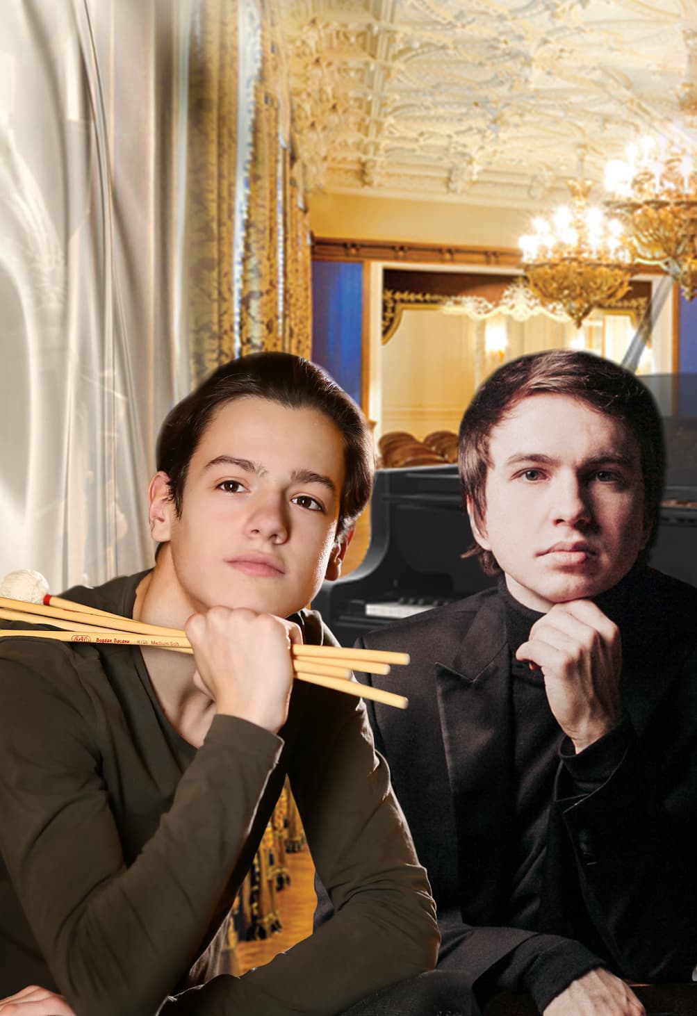 "Вечера в Английском зале". А. Мельников (фортепиано), А. Тарануха (ударные)