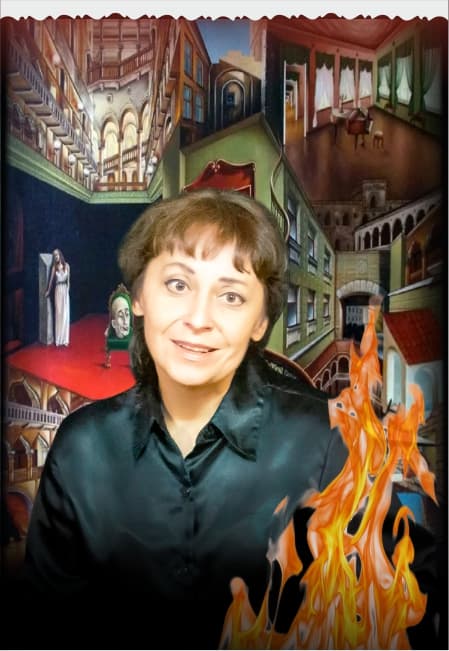 МАСТЕР И МАРГАРИТА — Булгаков — моноспектакль на крыше старинного салона Серебряного века на Невском с патефоном и старинными фото