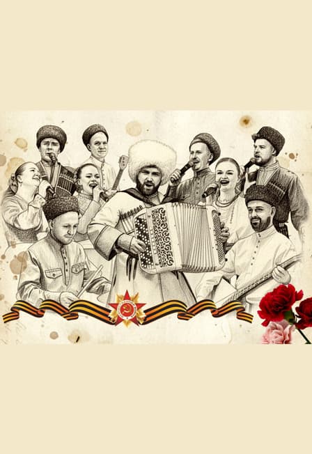 Концерт Ансамбля Казачья Доля с программой Казаки в Берлине