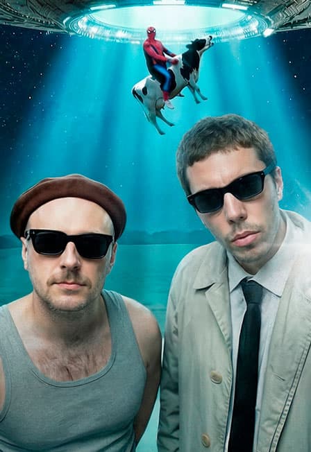 Школьник и Бау