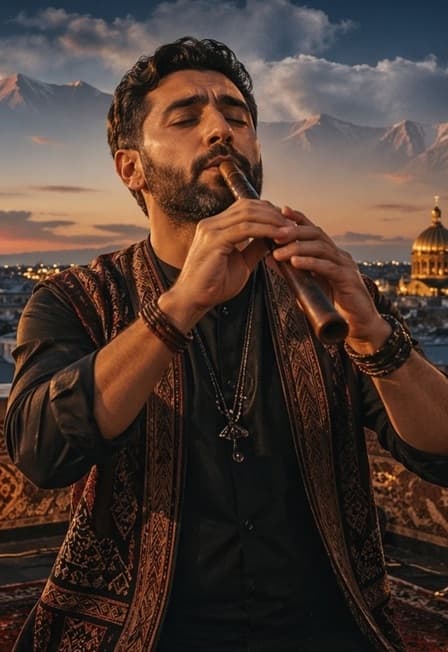 Концерт на крыше. ДУДУК, АККОРДЕОН И БАРАБАНЫ