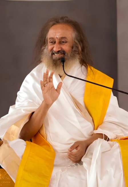 Встреча Шри Шри Рави Шанкаром