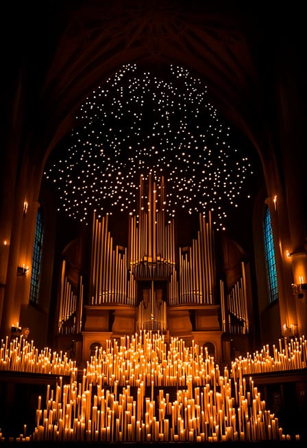 Концерт при свечах и звездах «Мировые саундтреки на органе»