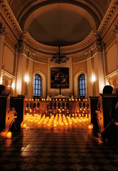 Иоганн Себастьян Бах в сиянии свечей