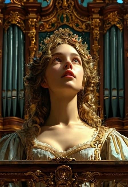 ОРГАН ПРИ СВЕЧАХ В ГОТИЧЕСКОМ СОБОРЕ. Ave Maria и шедевры