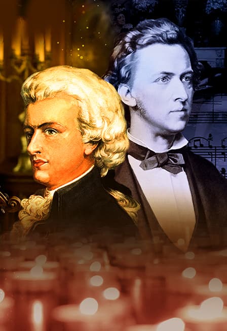 Моцарт и Шопен при свечах