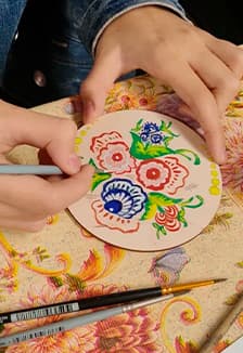 Пермогорские узоры. Мастер-класс росписи по дереву