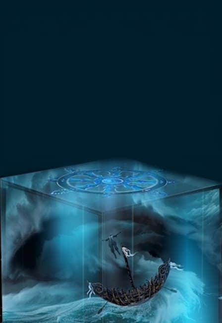 Пегий пёс, бегущий краем моря