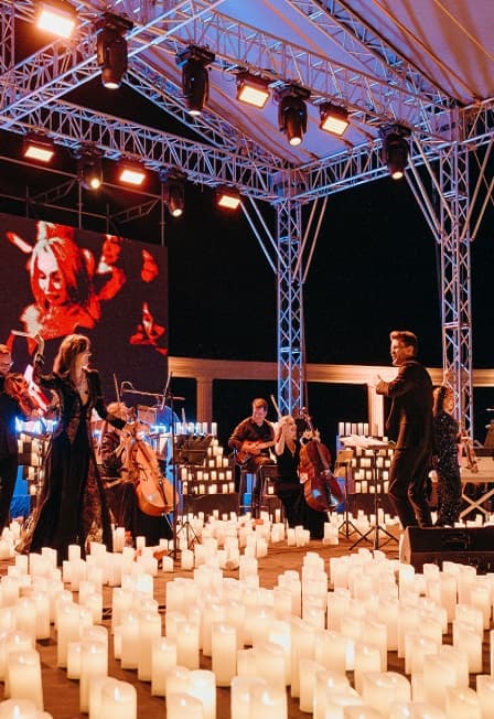 Lumisfera: Симфония в парке при свечах