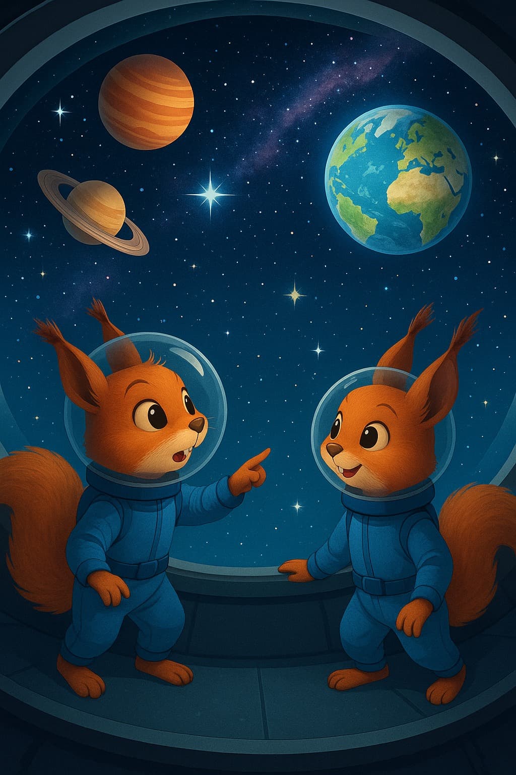 Комбинированная программа "Белочки в поисках идеальной планеты"