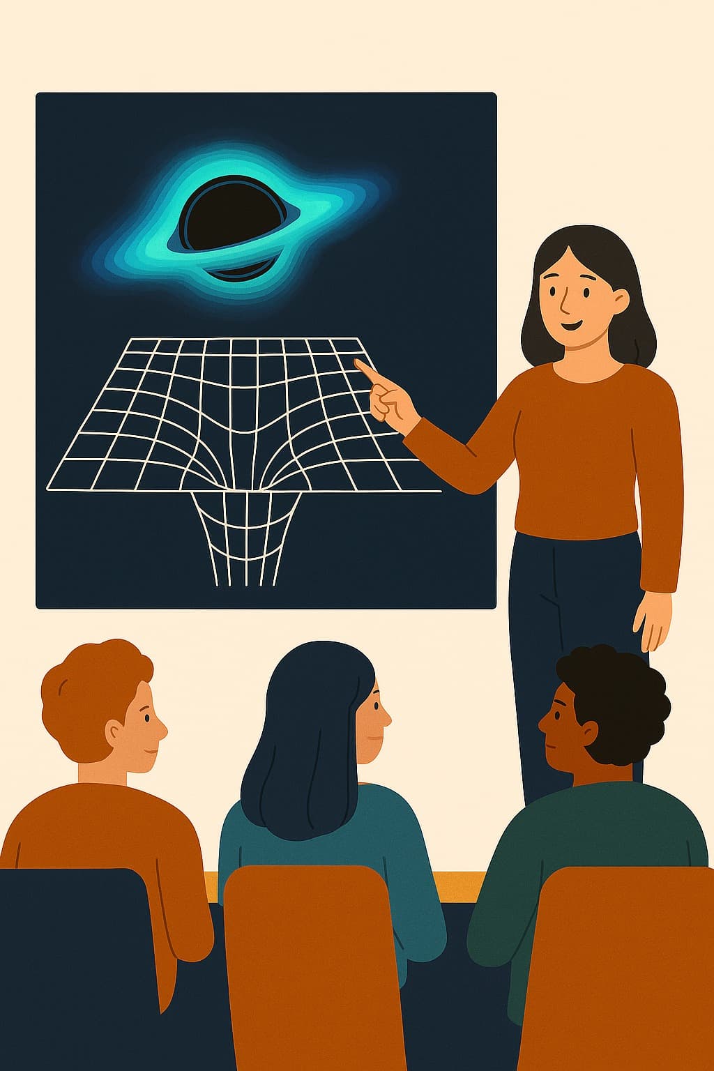 Лекционная программа "Черные дыры и ткань пространства - времени"