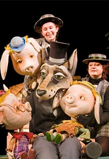 Три поросенка и Черный волк