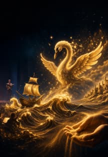 Сказка о царе Салтане.Симфония в песке