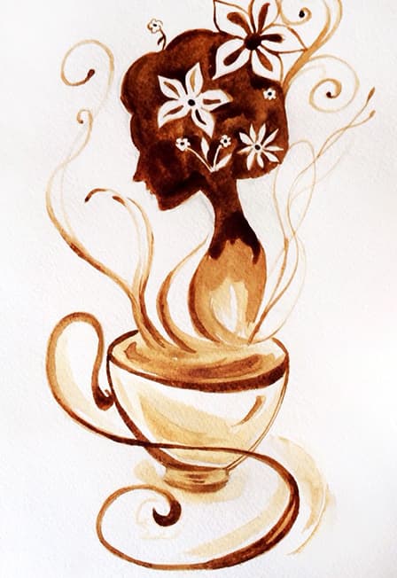 Кофейная живопись. Мастер-класс