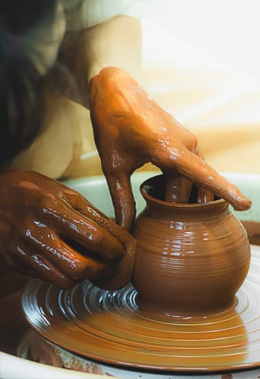 Мастер-класс по лепке за гончарным кругом